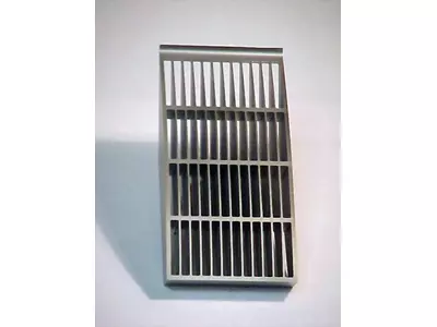 Aeronautical piece worked with wire EDM