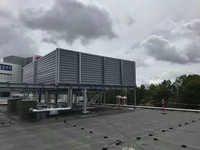 Stahlbau Sichtschutzeinhausung