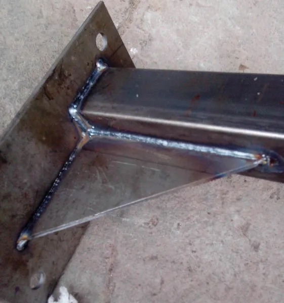 Welded construction parts