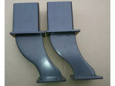 Steel parts of balcony