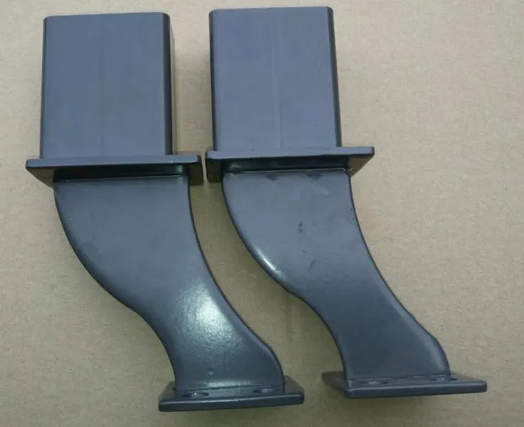 Steel parts of balcony