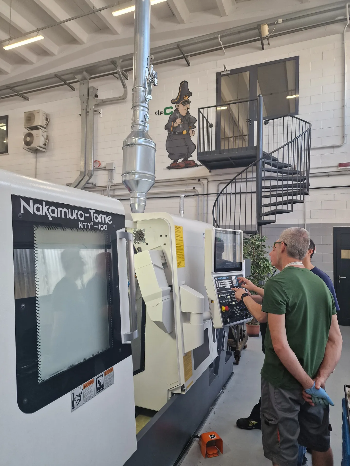 Corso di programmazione su CNC Nakamura Tome NTY3