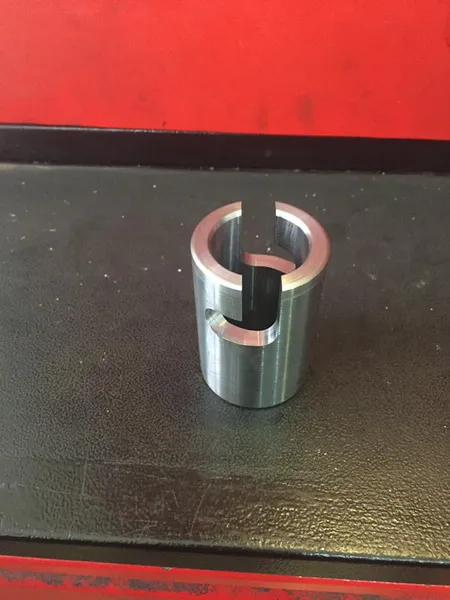 Machine Part Made With 4th Axis