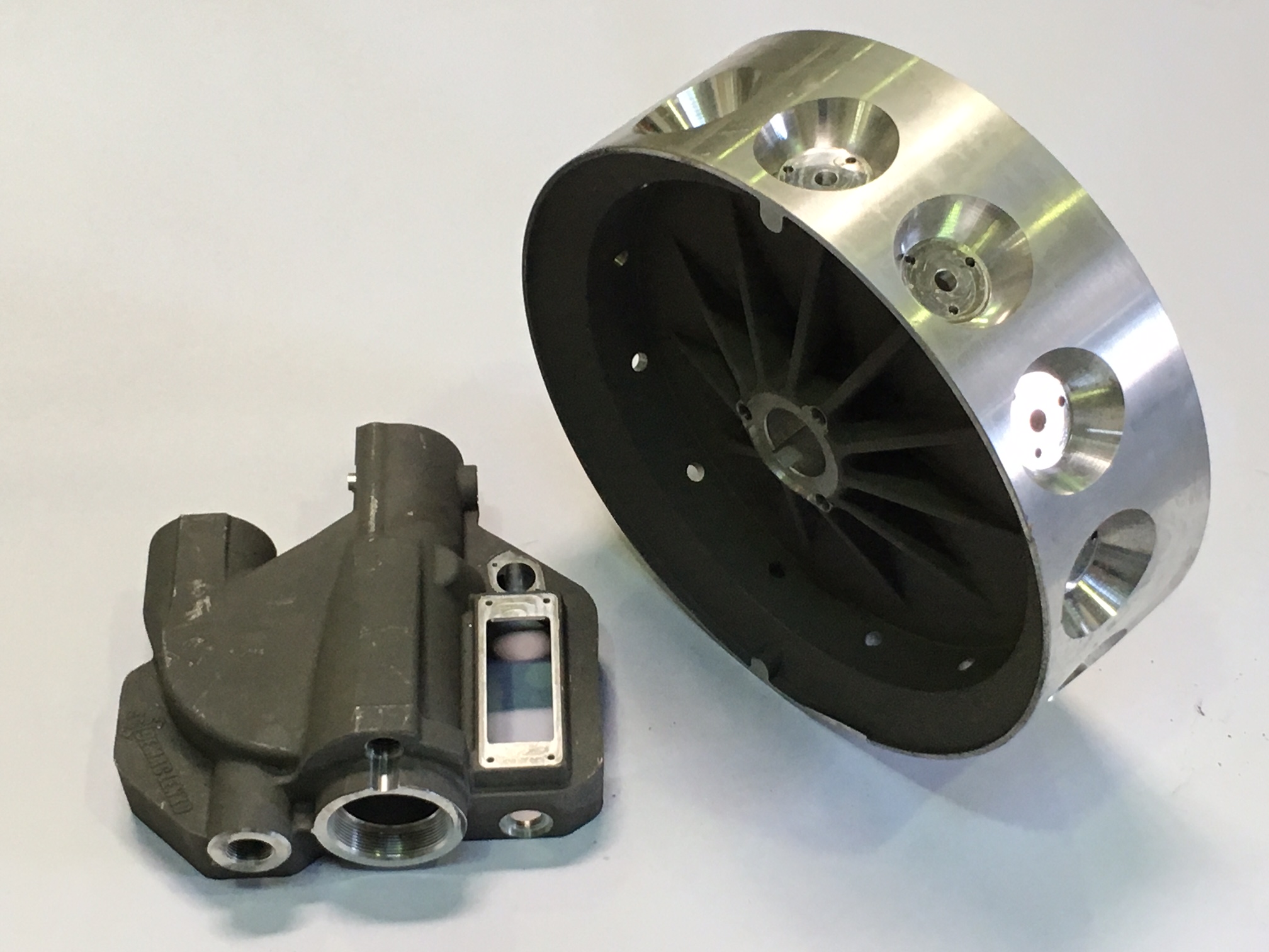 Machined aluminium-silicon fusions for the snow-making industry