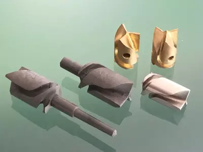 MIM components machined