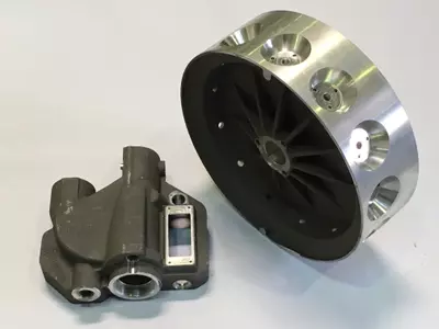 Machined aluminium-silicon fusions for the snow-making industry