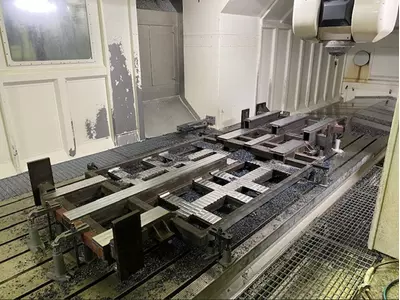 Grundrahmen Stahl, glühen, CNC-Bearbeitung