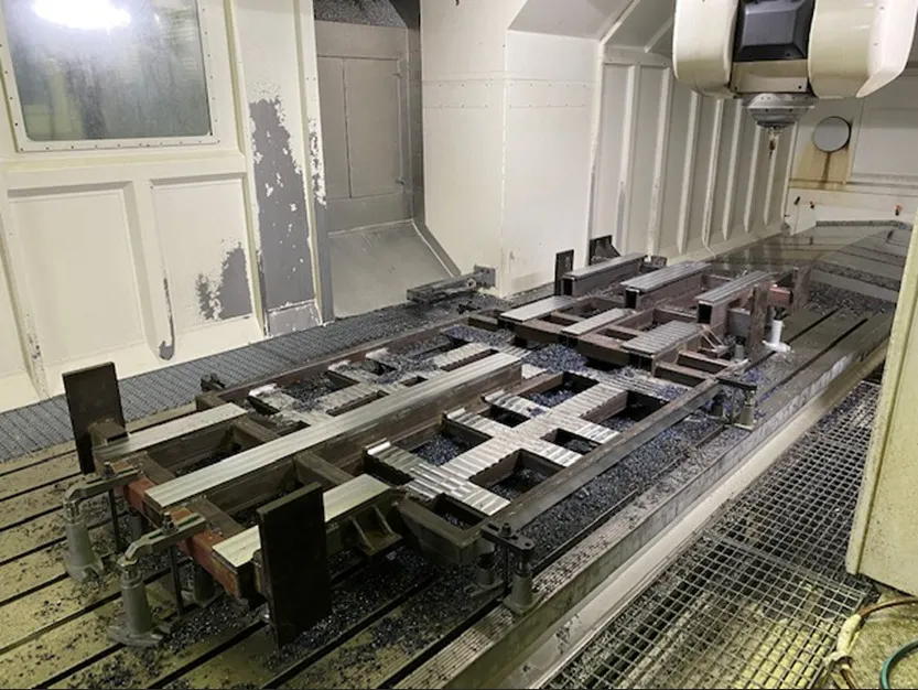 Grundrahmen Stahl, glühen, CNC-Bearbeitung