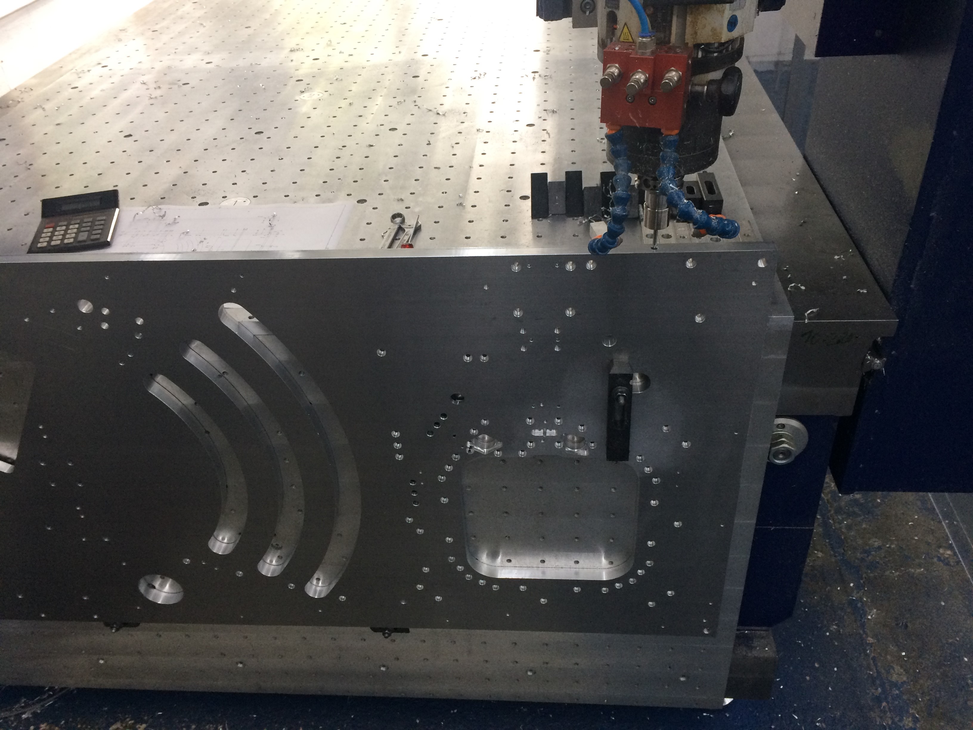 Seitenbearbeitung Grundplatte 1450x650x20