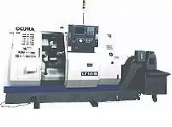 OKUMA LT10-MY CNC-Doppelspann-Drehmaschine C-Y Achse