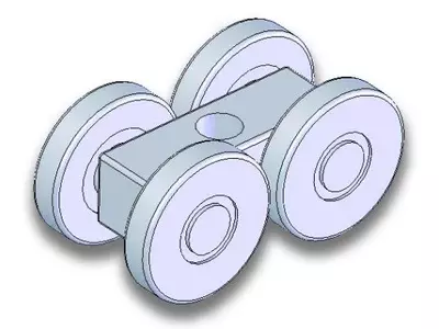 Carriage for industrial door