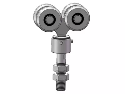 Carriage for industrial door