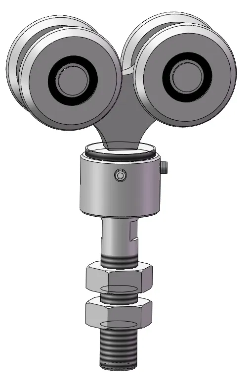Carriage for industrial door