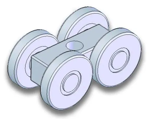 Carriage for industrial door