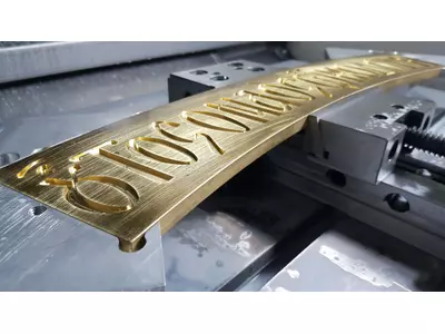 brass engraving