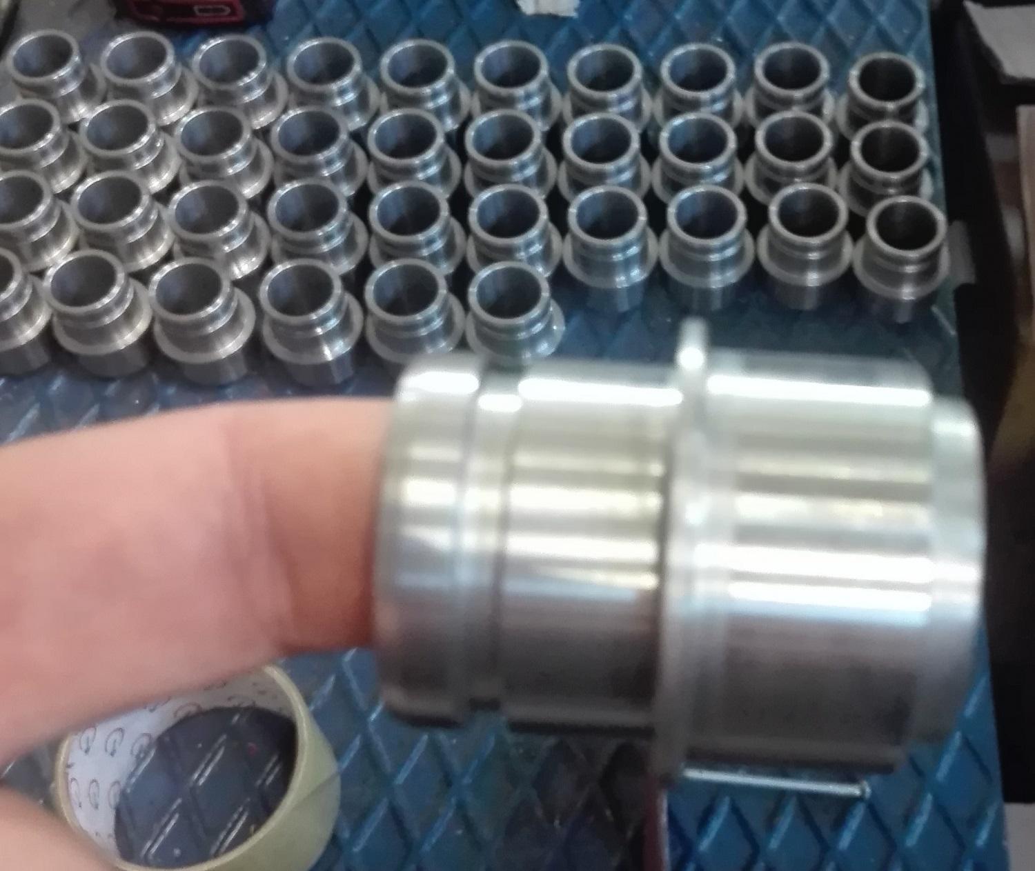 element turned under the seal
