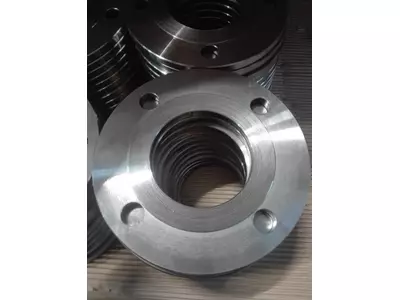 laser-burned element and turned cnc