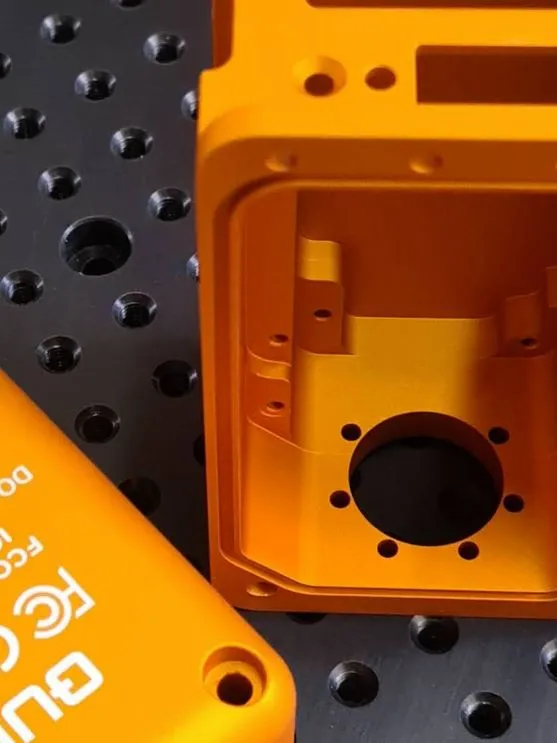 CNC machining and estetic anodizing