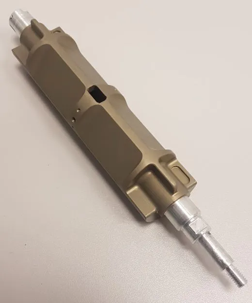 Shaft - masked and hardcoat anodized