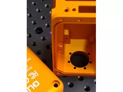 CNC machining and estetic anodizing