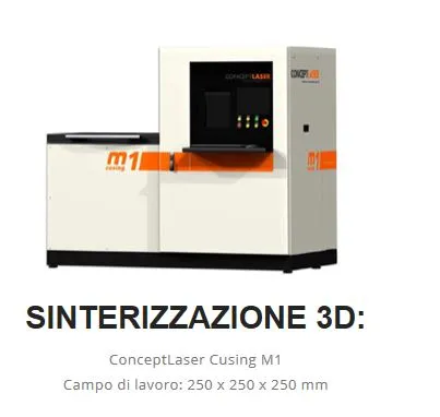 Sinterizzazione 3D Metallo