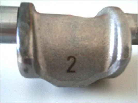 Bauteilkennzeichnung auf GGG