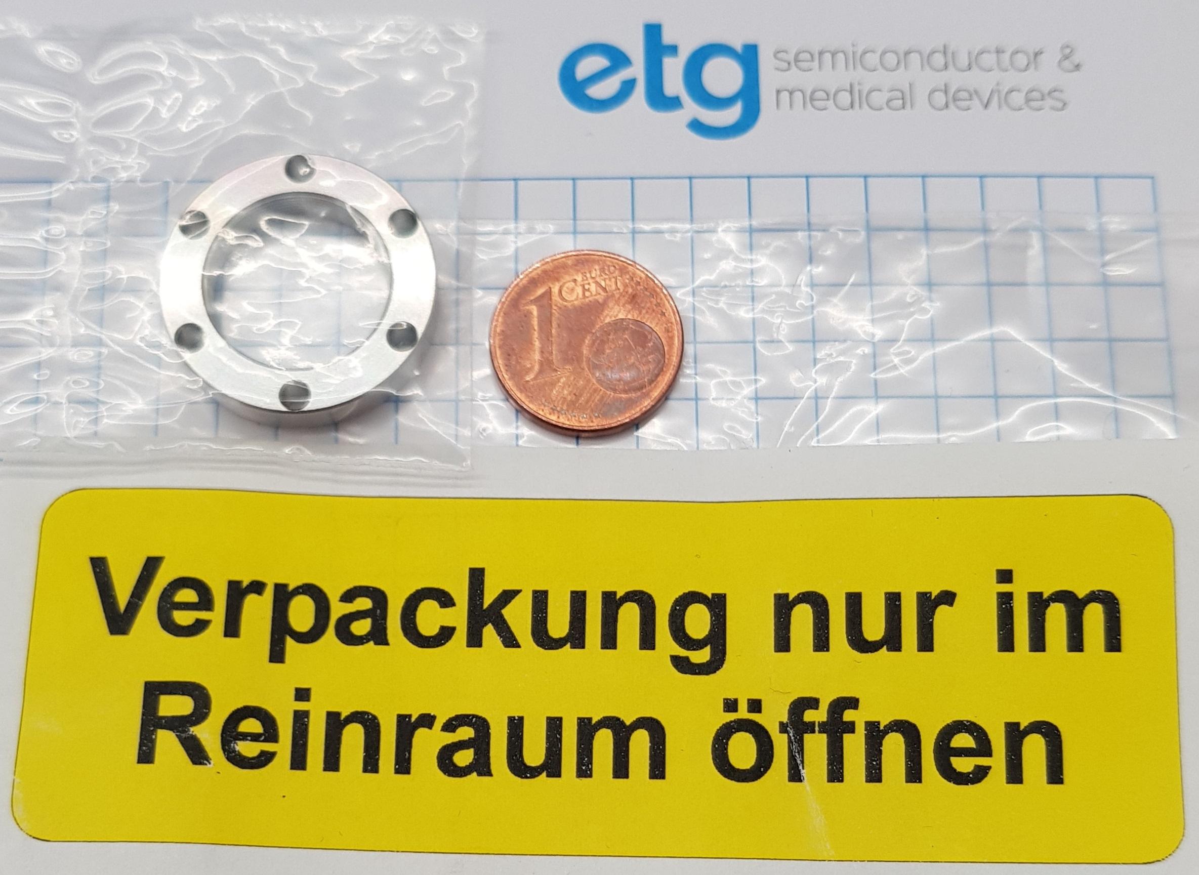 Flansch für Reinraum