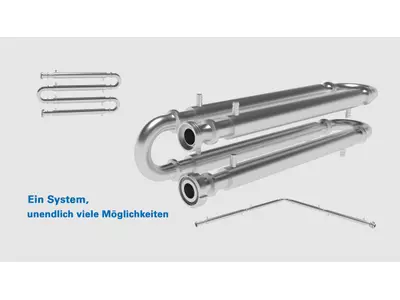 Milchvorkühler / Gegenstromwärmetauscher