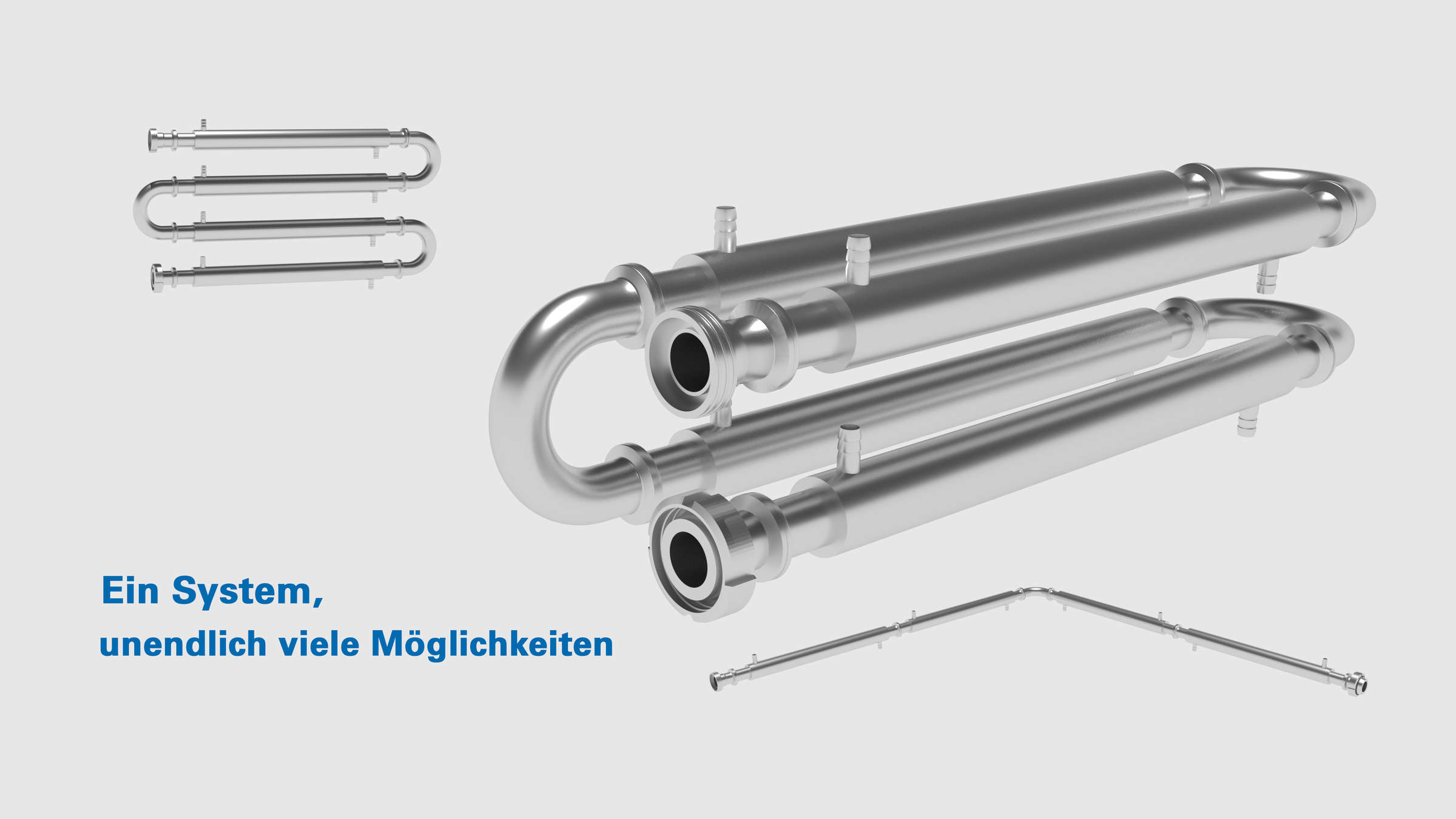 Milchvorkühler / Gegenstromwärmetauscher