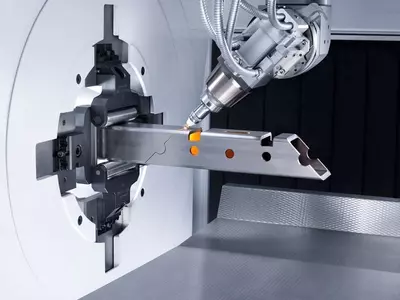 Rohrlaserteil 3D Zuschnitt