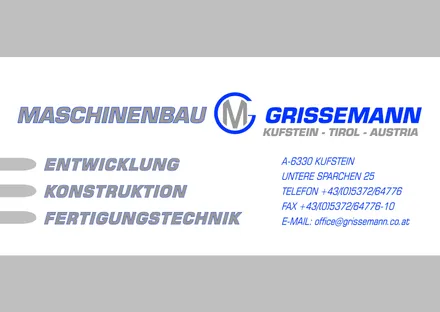 Logo von Maschinenbau Grissemann GmbH