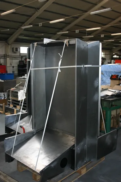 large stainless steel rust-proof welded construction