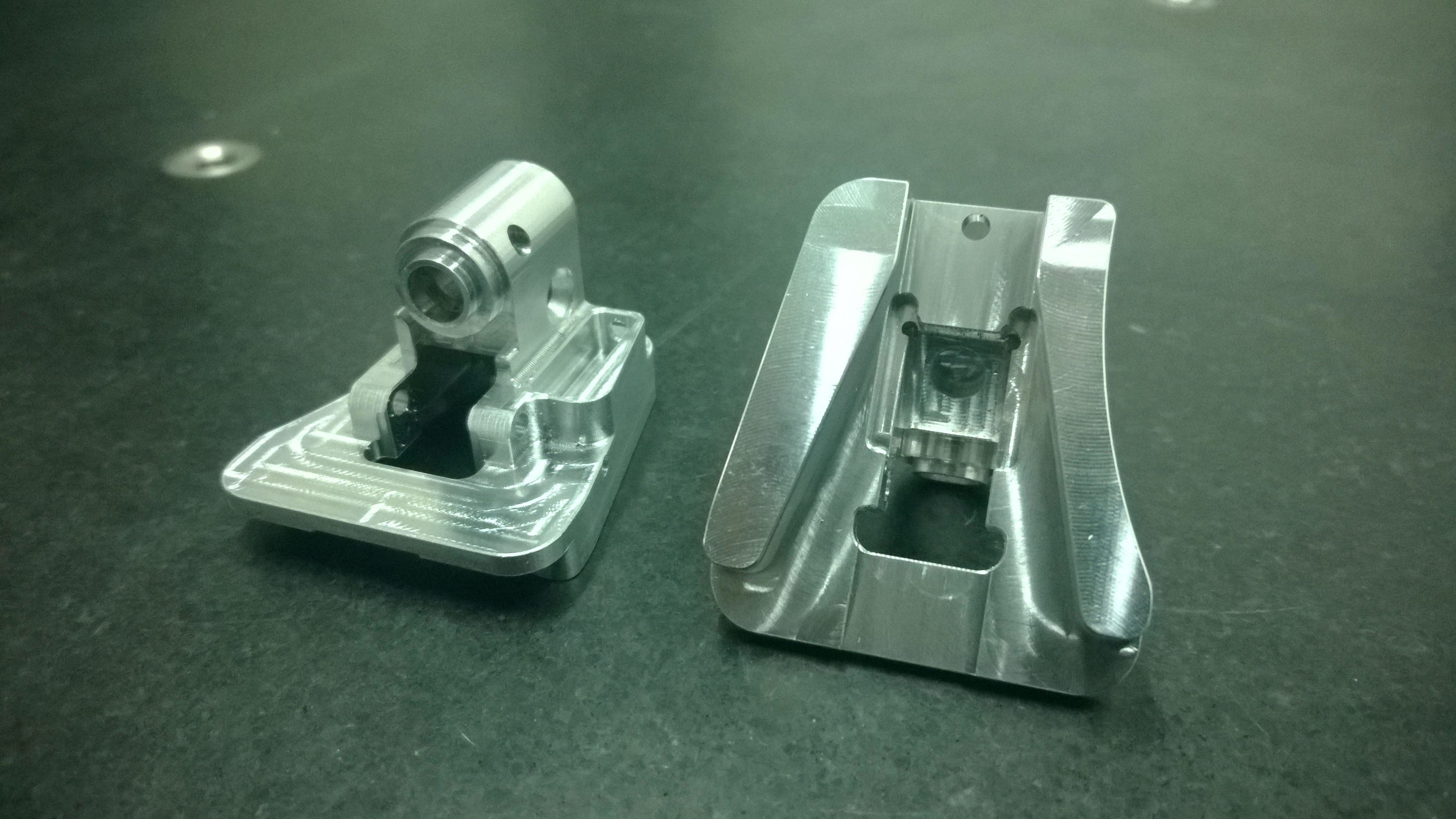 Aluminum parts for vision systems