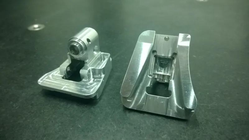 Aluminum parts for vision systems
