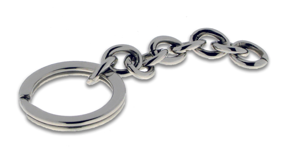 Federring mit Kette