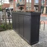 Einhausung Stromkasten  am Wilden Bernd in Nienborg