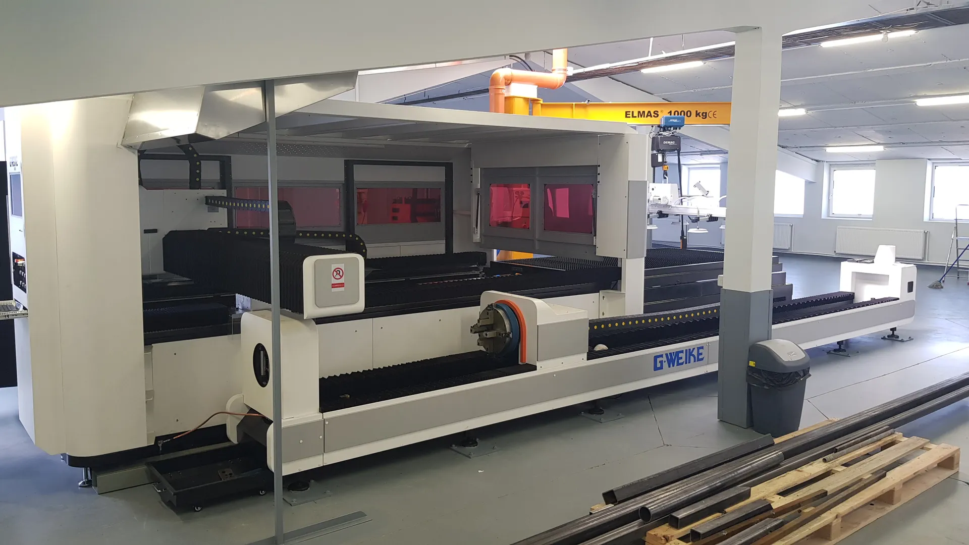 Fiberlaser- Anlage