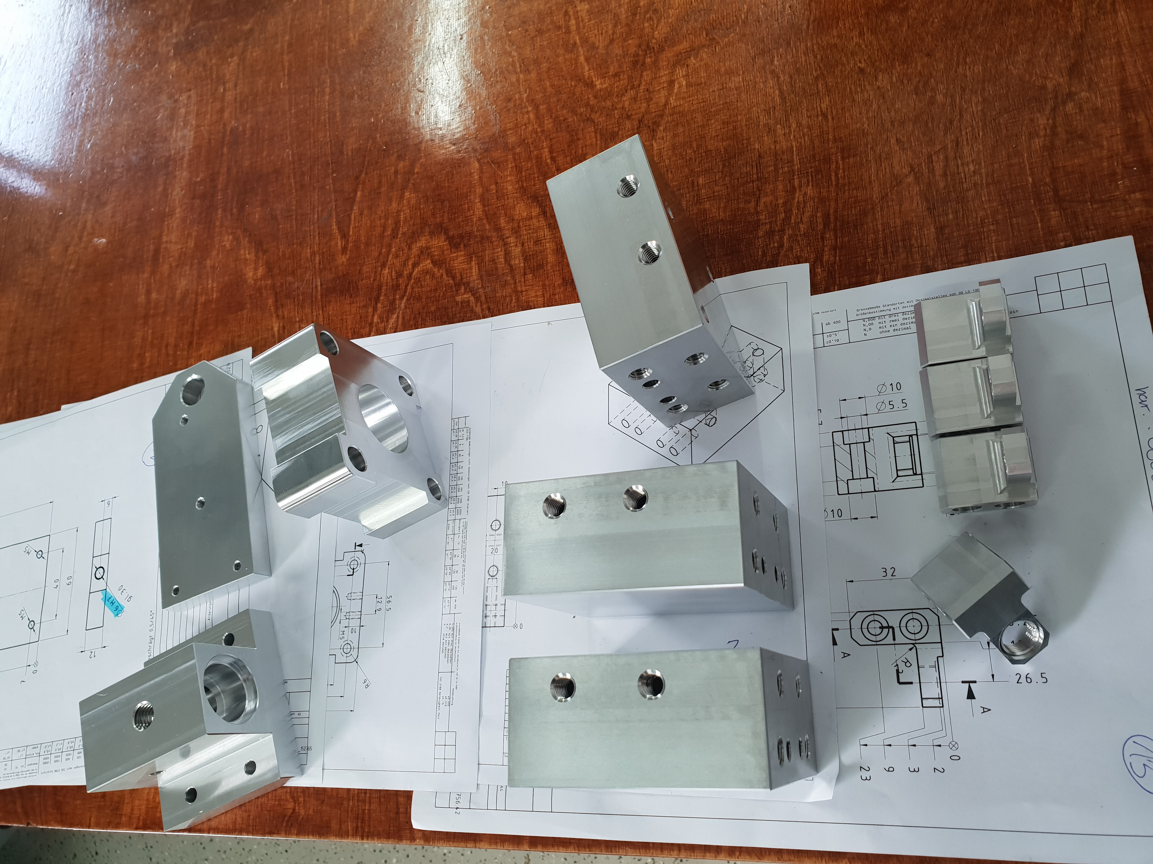 Aluminum parts