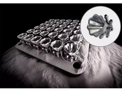 Gedruckte Edelstahlteile in Kleinserie