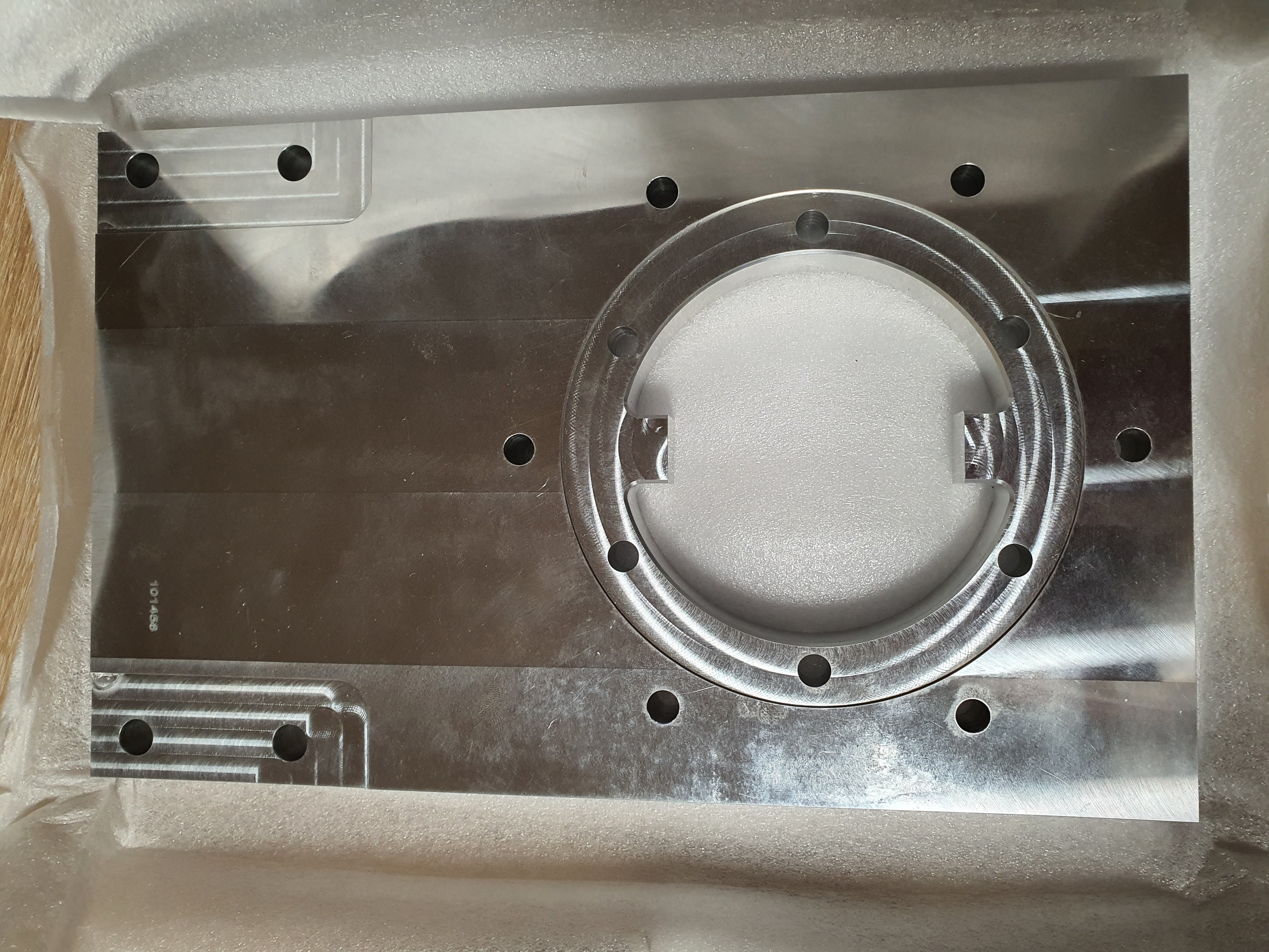 Montageplatte aus Aluminium