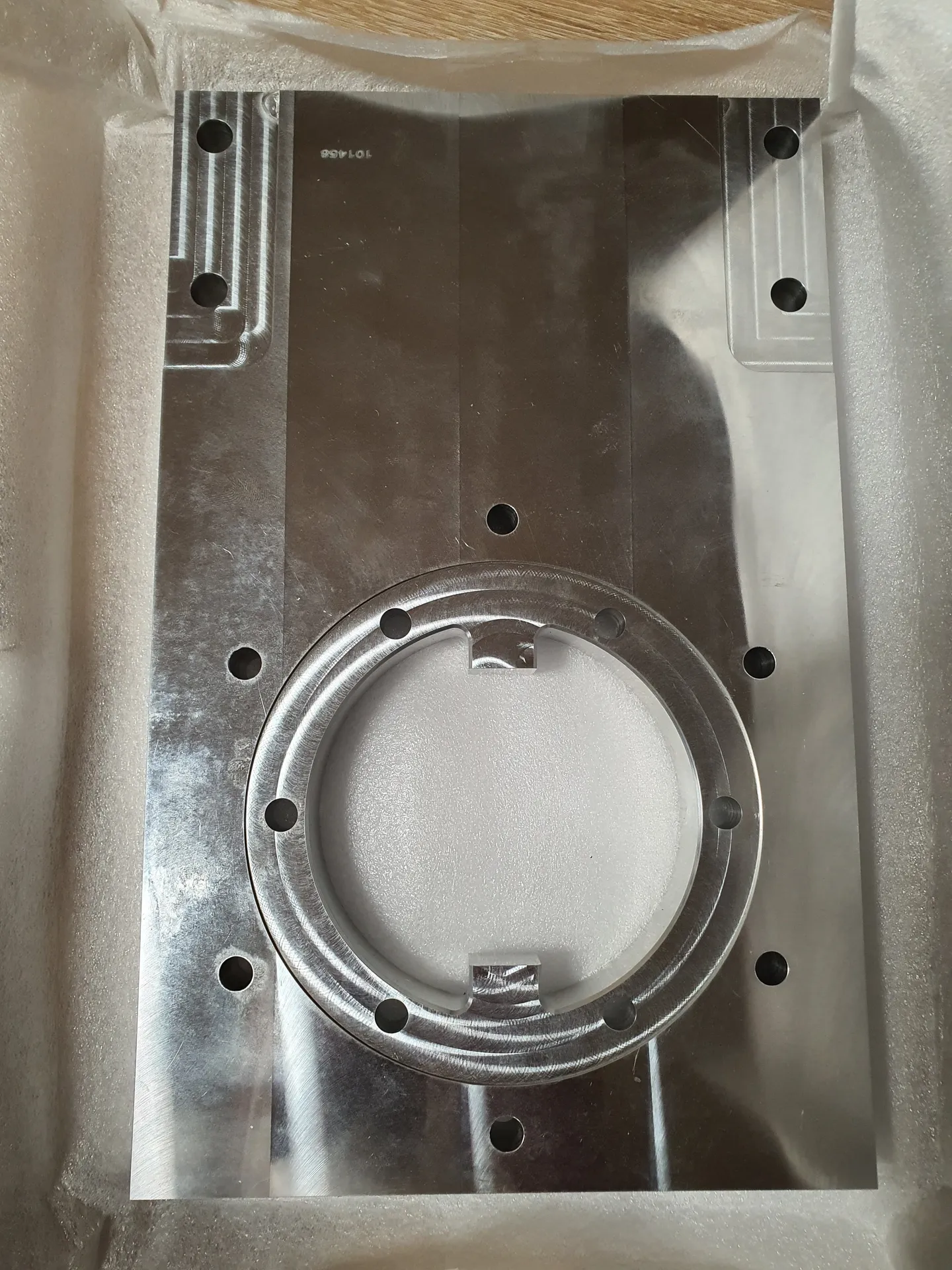 Montageplatte aus Aluminium