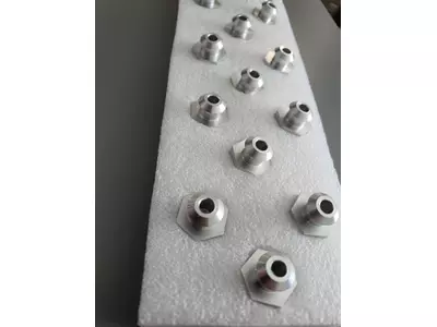 Sonder Düse aus Aluminium natur eloxiert