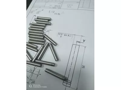 Edelstahlteile Bolzen Automatenteile