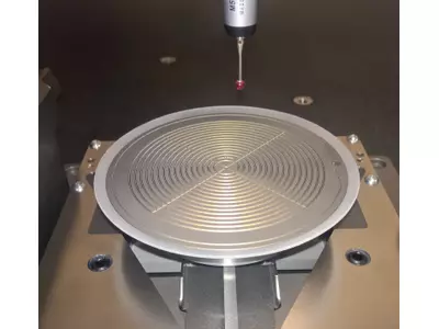 Aufnahme für 4" Wafer, Teilansicht auf Vorrichtung