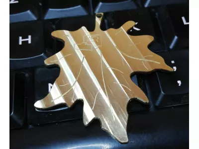 Herbstlaub zum Anhängen Werbung