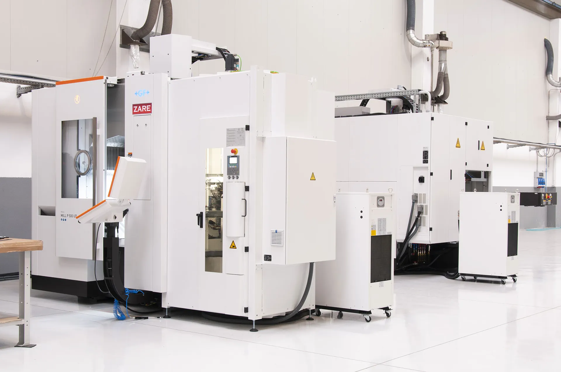 3 x GF Mikron MILL P500 U 5 Assi