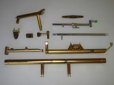 Metal parts for gliders