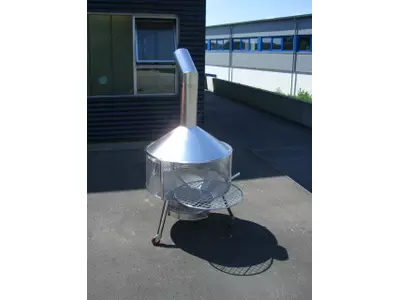 Terrassenofen mit Grill