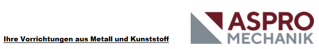 ASPRO Mechanik GmbH Logo