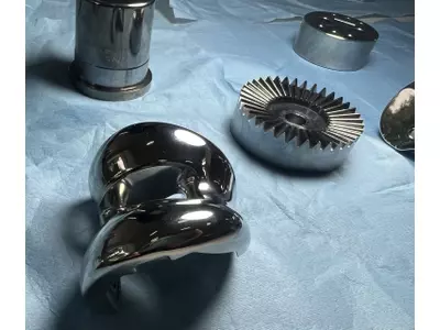 Drehteil verchromt und poliert